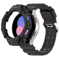 thumbnail image 2 of ALMNVO Case+Band for Samsung Galaxy Watch 5 4 44mm 40mm Silicone No Gaps Bracelet Correa Protective Cover 20mm Galaxy Watch 5 Pro Strap Accessories, 2 of 6