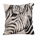 thumbnail image 2 of Funda de cojín de lino | Funda de almohada para sofá, sala de estar, cama u oficina | Funda de almohada lumbar con estampado de caballos | Funda decorativa para cojín, 2 of 6