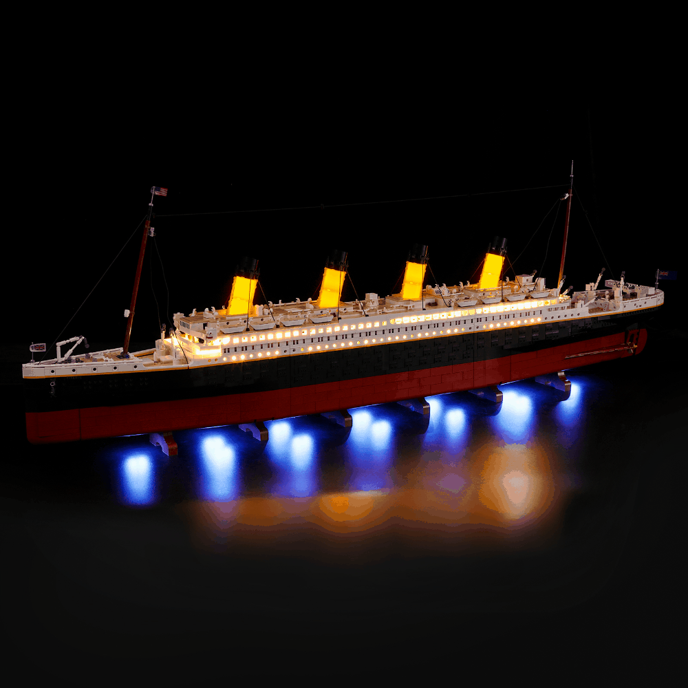 BRIKSMAX Led Lighting Set for Titanic, Light Kit Compatible with Legos  10294 Building Blocks Model (Not Include the Building Set) 