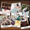 thumbnail image 4 of Chanasya Super Soft Warm Elegent Waivey Pattern Cozy Sherpa Throw Blanket, 4 of 8