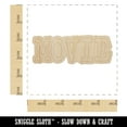 thumbnail image 2 of Movie Fun Text Wood Shape Unfinished Piece Cutout Craft DIY Projects - 4.70 Inch Size - 1/8 Inch Thick, 2 of 7