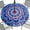 Purple, variant on Numjaw Outdoor Tablecloth with Umbrella Hole, Waterproof Round Fitted Tablecloth with Elastic & Zipper, Picnic Table Cover for Patio, Garden (36"-44")