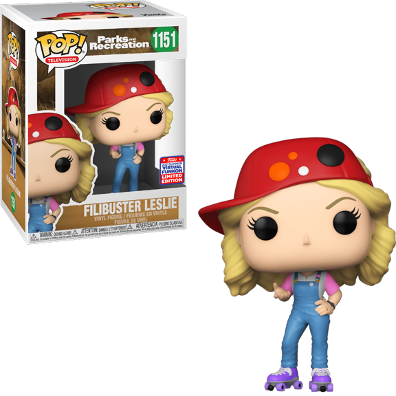 Funko Pop! Parks and Recreation Filibuster Leslie Convention Exclusive #1151 (Barcelona Pop 41)