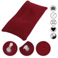 thumbnail image 4 of 2 x rose red Inflatable Pillow Camping Travel Soft Blow-Up, 4 of 5