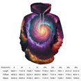 thumbnail image 2 of Galaxy Spiral Nebula Art 3D Print Hoodie Men Women Autumn Thin Pullover Sweatshirt Vintage Streetwear Tops, 2 of 6