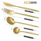 thumbnail image 3 of Juego de cubiertos Zalaxt flatware 24pcs de acero inoxidable para 6 personas con estuche, 3 of 5