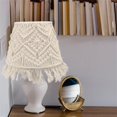 thumbnail image 4 of ZWP 1pc Bohemian Macrame Lamp Shade Handmade Woven Floor Lamp Cover For Bedroom, 4 of 4