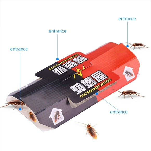 10 Uds. Trampas de pegamento para cucarachas, plagas, hormigas, arañas, cucarachas, Control Killer Ccdes No