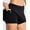 Black, variant on Women's Athletic Tennis Golf Skirts Mid-Waisted Pleated Shorts With Pocket
