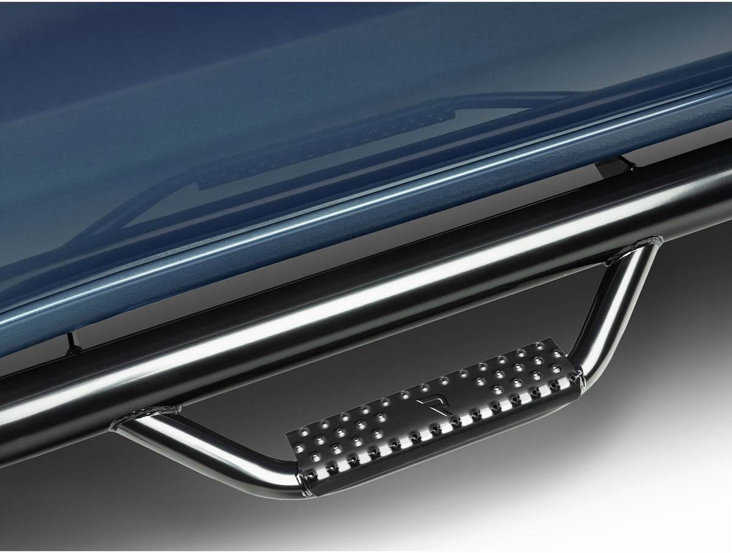 N-Fab Cab Length Gloss Black Nerf Steps Fit 2019-2023 Chevrolet Silverado/GMC Sierra 1500, 2020-2021 2500/3500 (Next Generation) Crew Cab