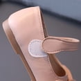 thumbnail image 6 of Viluyesy Girls Mary Jane Flats - Childrens Solid Bow Round Toe Soft Sole Low Heel Princess Dress Shoes Spring Summer Pink Size 8, 6 of 10