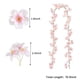 thumbnail image 2 of Guirnalda de flores artificiales simulación floral vid decoración del hogar colgante de pared flor falsa de ratán 4 piezas Inevent HA7775-00B, 2 of 6