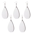 thumbnail image 1 of Miangastore 5 Pairs Sublimation Blank Earrings for DIY Christmas Craft Jewelry Making, 1 of 8
