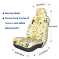 thumbnail image 3 of Wukai Animal Tree Full Set Car Seat Covers with Soft Padding Universal Auto Front Seats Protector and Cushion Mat, 3 of 5