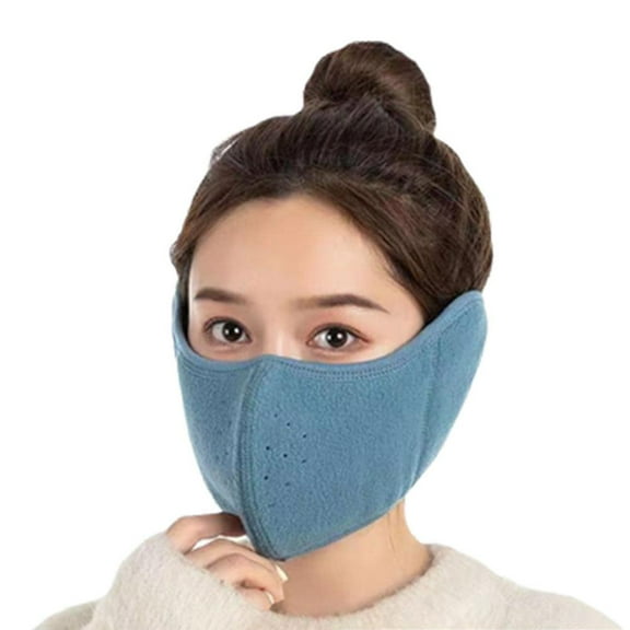 QHUDLV Winter Warm Windproof Mouth Face Mask Cycling Motorcycle Ear Protect Men Wo