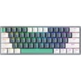 thumbnail image 1 of Teclado Machenike K500A-B61W inalámbrico RGB con switches marrones, 1 of 7