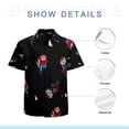 thumbnail image 7 of High Quality Hawaiian Shirts for Men Short Sleeve Aloha Beach Shirt Floral Summer Casual Button Down Shirts Blouses 2S2SSF, 7 of 7