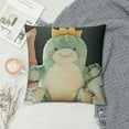 thumbnail image 2 of Dinosaur Plush Hugging Pillow - Cute Stuffed Animal Toy, Soft Cartoon Sleep Pillow for Kids, 2 of 5