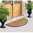 thumbnail image 6 of A1HC 36"x72" Extra Large Natural Coir & Rubber Sunburst Half-Round Door Mat, Heavy-Duty, Low-Pile, Durable Outdoor Welcome Mat, 6 of 8