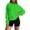 A-Green139, variant on XIAOCHA Womens Hoodies Long Sleeve Drawstring Hooded Sweatshirts Solid Color Cropped Fit Kangaroo Pocket Hooded Simple Sport Wear