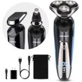 thumbnail image 1 of Electric Razor for Men - Rechargeable Electric Shaver for Men, Waterproof Wet Dry Cordless Razor with Nose Hair Trimmer and Sideburns Trimmer, 1 of 4