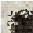 thumbnail image 2 of SAFAVIEH Studio Leather Keegan Geometric Runner Rug, Ivory/Dark Brown, 2'3" x 7', 2 of 4