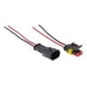 thumbnail image 3 of Coche Cable Eléctrico Enchufe W/ 14AWG Cable Arnés Clips - C 2pin Sunnimix Enchufe de conector de cable HID, 3 of 7