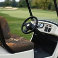 thumbnail image 6 of Pzuqiu Deer American Flag Golf Seat Covers Easy to Install, Breathable, Suitable for Outdoor, Fit for Golf Cart Bench Seat, 6 of 10