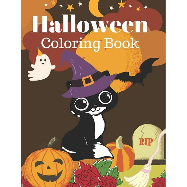 Halloween Coloring Book: Halloween Coloring Book: A Fun Coloring Book ...