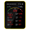 thumbnail image 3 of 15 in 1 Carbon Dioxide Detector PM Formaldehyde Detector Tvoc Detector Temperature and Humidity, 3 of 8