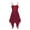 A Wine_Red, variant on Miaeowve Women's Lyrical Dance Dresses Asymmetric Chiffon Cami Skirted Leotard Ballet Dress Skating Dancewear Red L