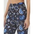 thumbnail image 3 of Brythos Women's Cropped Leggings - Art Splatter Print Cropped Trousers,Multicolor,XXXXXL, 3 of 5
