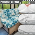 thumbnail image 6 of Uorisanigo RV Couch Covers for Sofa 2 PCS, Hawaiian Flowers Camper Cushion Covers Dinette Booth Seats Washable Cushion Slipcovers with Elastic Bottom Accessories for Pets, 6 of 7