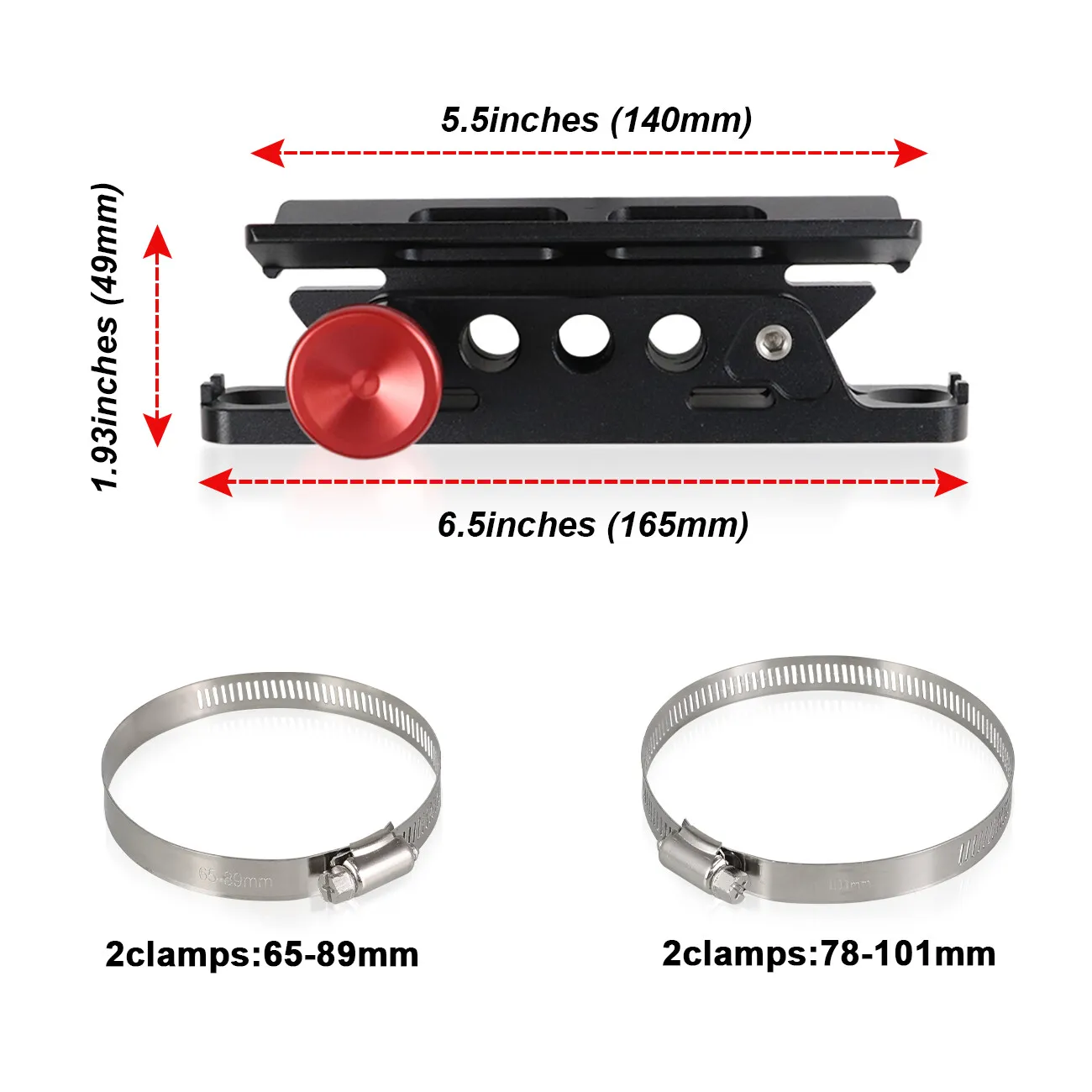 Adjustable Black Car Fire Extinguisher Mount Bracket Compatible With For Jeep Wrangler 1997-2017