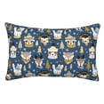 thumbnail image 1 of Balery Winter Animal Friends Funda de Cojín Estampada, Regalos para Mujeres, Regalos de Amor para Ella, Regalos para Novia o Esposa, Funda de Almohada-14"x20", 1 of 6