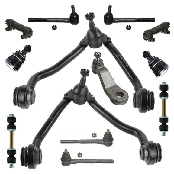 13 Pc Complete Suspension Kit Tie Rods, Pitman Arm, Sway Bars, Upper Control Arm & Lower Ball Joints Fits select: 1996-1999 CHEVROLET TAHOE, 1992-1999 CHEVROLET SUBURBAN