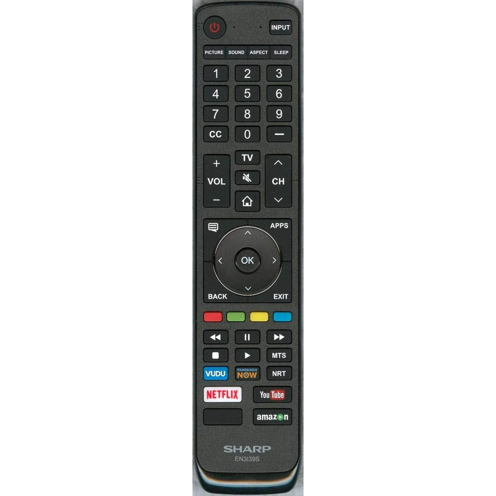 Sharp EN3I39S Original Smart TV Remote Control