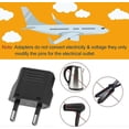 thumbnail image 4 of 6 Pack European Plug Adapter, US to Europe Plug Adapter, European Adapter Type C Plug Adapter, Travel Adapter Europe, European Outlet Wall Plug Adapte, 4 of 5