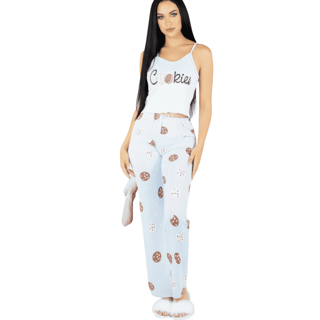 Conjunto Pijama Mujer Blusa Y Pantalón Dama Piyama Pyjama