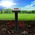 thumbnail image 4 of Solar Mole Repellent, Ultrasonic Mole Repellent Solar PoweredOutdoor Waterproof Ultrasonic Snake Repellent for Get Rid of Mole, Gopher, Snakes, Vole a, 4 of 5