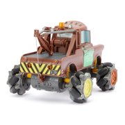 Disney Store Official Tow Mater Light-Up Remote Control Car - Tow Mater RC Car with Monster Truck Wheels, 2.4GHz Radio Controlled RC Toy with 360° Spin & Light-Up Smoke Effect