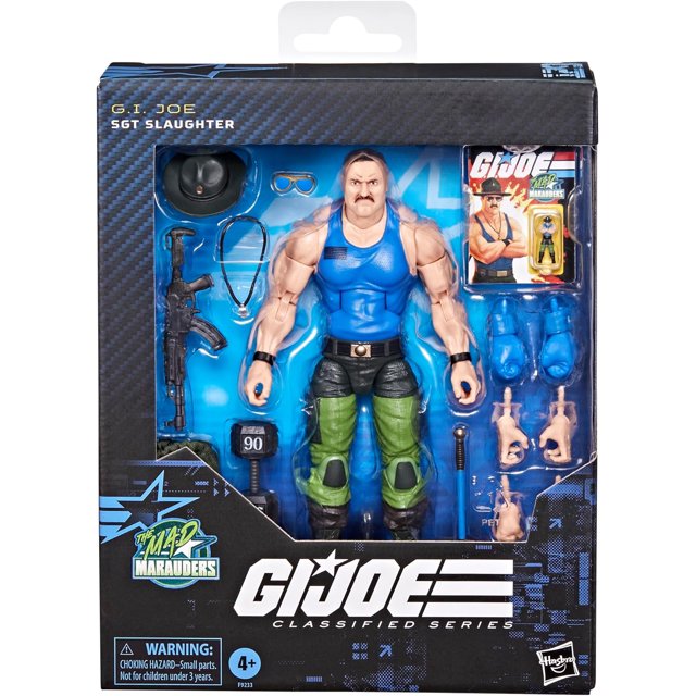 G.I. Joe Classified 6 Inch Action Figure The Mad Marauders Deluxe - Sergeant Slaughter #129