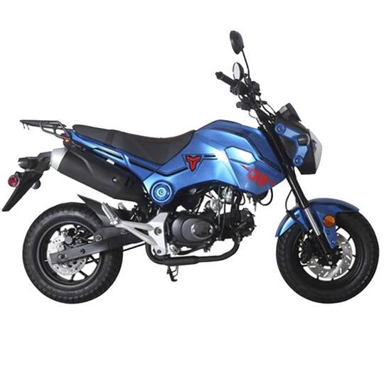 TAO TAO HELLCAT 125cc Motorcycle Gas Pit Bike VADER 125 Street Motorcycle for Adults and Youth ( White )