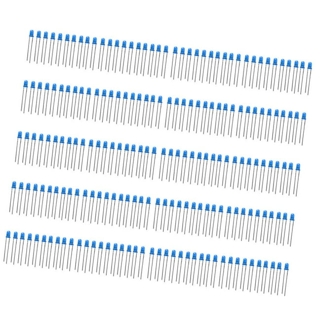 100x Diodo Emisores de 3mm para Proyectos de Bricolaje LED Accesorios para Automoviles