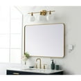 thumbnail image 3 of Soft corner metal rectangular mirror 28x42 inch in Brass, 3 of 5