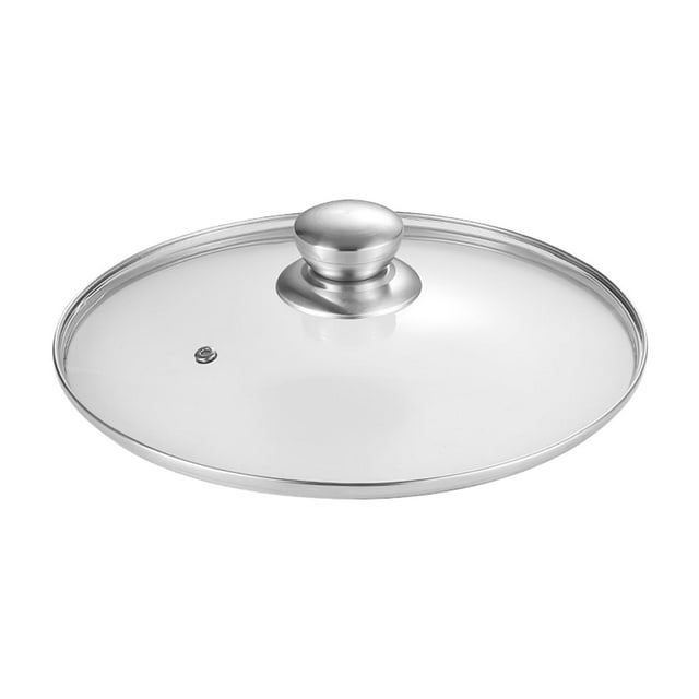 ¡Liquidación! Bolsas y tapas de cierre TRIEIY, tapa de olla de grado alimenticio con asa, tapa de vidrio templado para uso doméstico, tapa de acero inoxidable de alta temperatura para wok, tapa