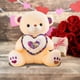 thumbnail image 3 of Muñeca de peluche de novia rosa | Lindo oso de peluche para niñas | Regalo de cumpleaños suave | Juguete infantil para decorar la sala de juegos | Regalo ideal para niños, familiares y seres queridos, 3 of 7