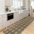 thumbnail image 3 of Findosom 2.6'x8' Jute Washable Runner Rug Non Slip Natural Woven Texture Floor Carpet Farmhouse Rug for Living Room,Bedroom,Kitchen,Entryway,Outdoor,Patio Rug,Stain Resistant Rustic Rugs,Brown, 3 of 10