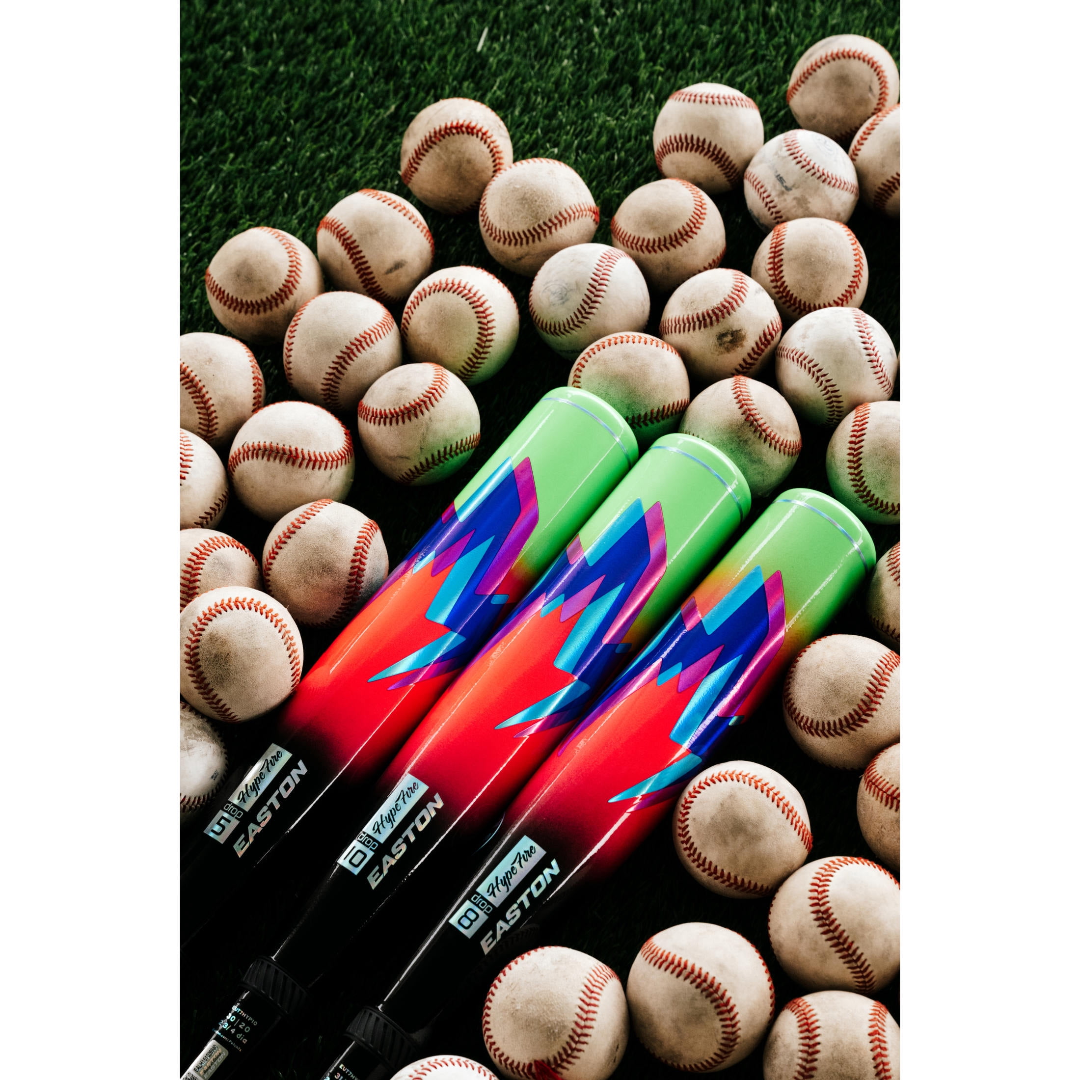 Easton | 2027 Hype Fire Baseball Bat | USSSA | 2 3/4" Barrel | 30 Inch | -8