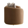 thumbnail image 3 of Ariana Velvet Loveseat - Caramel/Gold, 3 of 9
